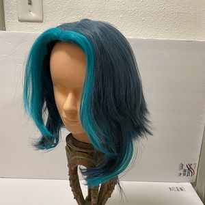 Genshin Impact Xiao Dark Green Cosplay Wig New 12”